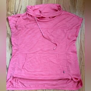 Talbots women’s pink sleeveless mock neck top size L